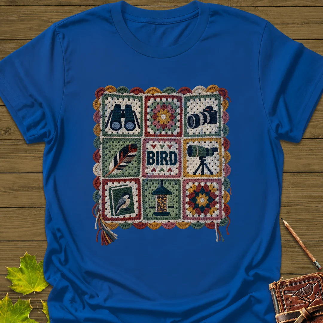 Birder's Sampler T-Shirt in Royal