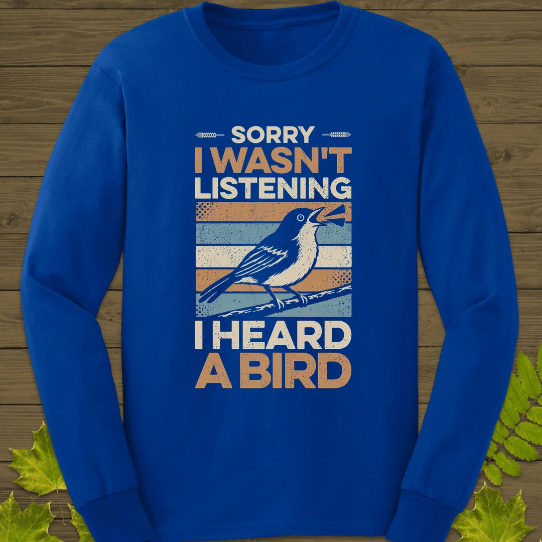 Heard A Bird Long Sleeve in Royal