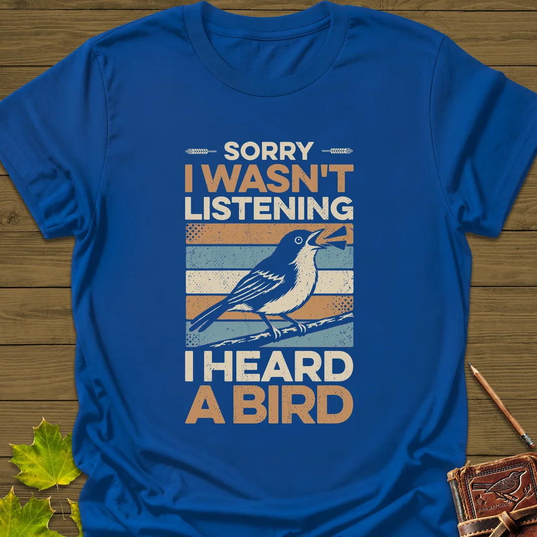 Heard A Bird T-Shirt in Royal