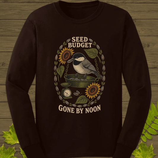 Gone By Noon Long Sleeve in Dark Chocolate