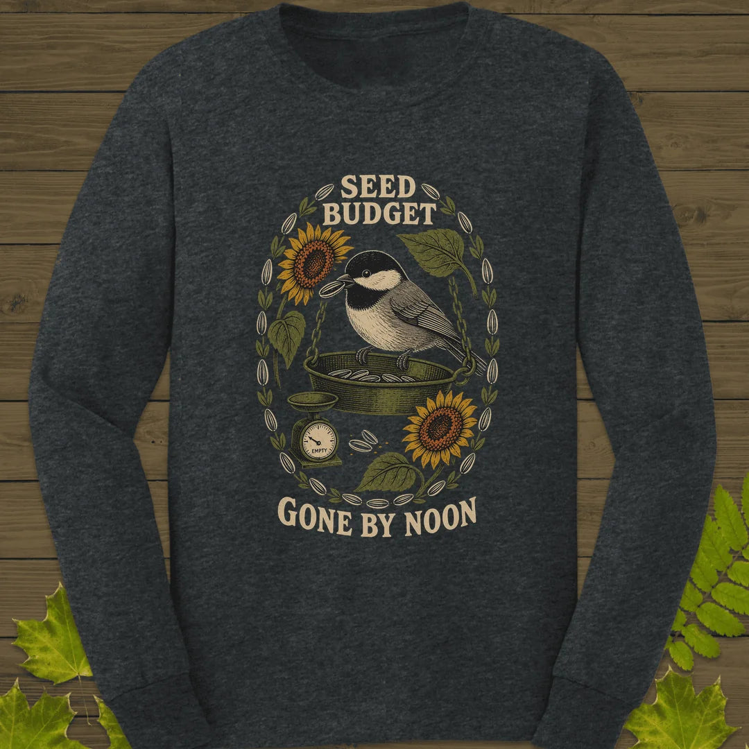 Gone By Noon Long Sleeve in Dark Heather