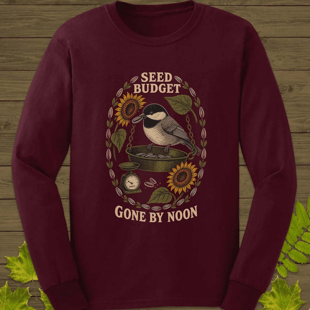 Gone By Noon Long Sleeve in Maroon
