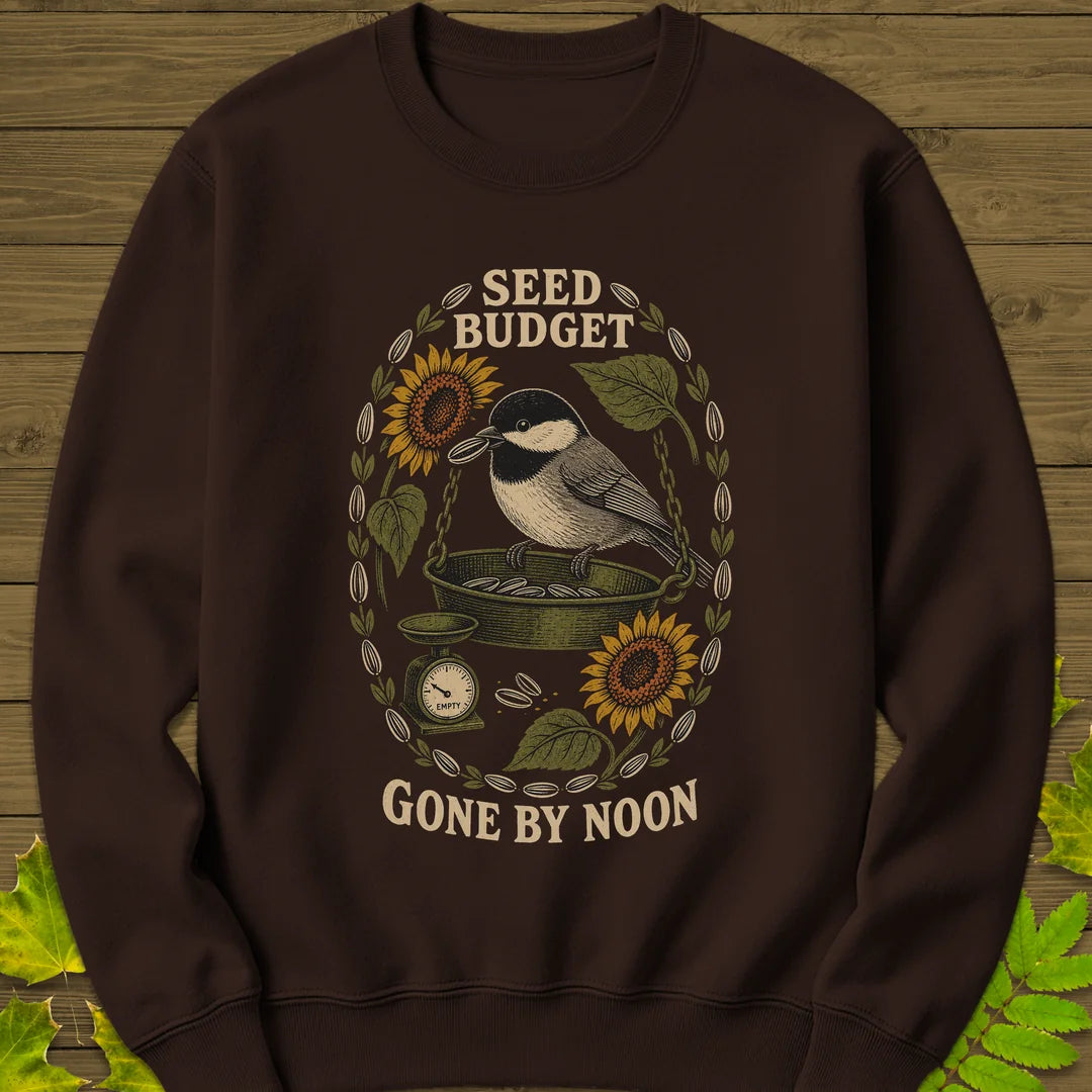 Gone By Noon Sweatshirt in Dark Chocolate