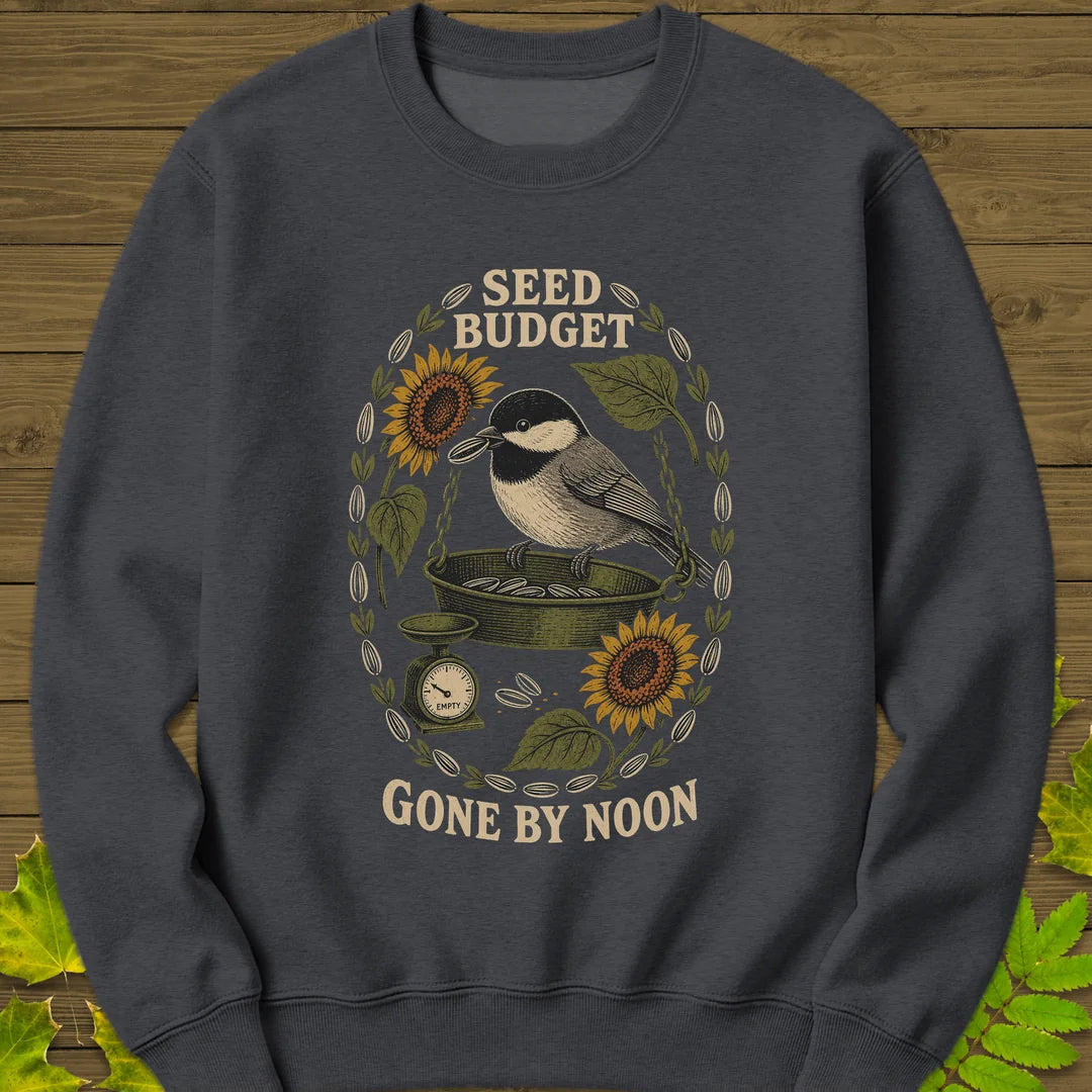 Gone By Noon Sweatshirt in Dark Heather