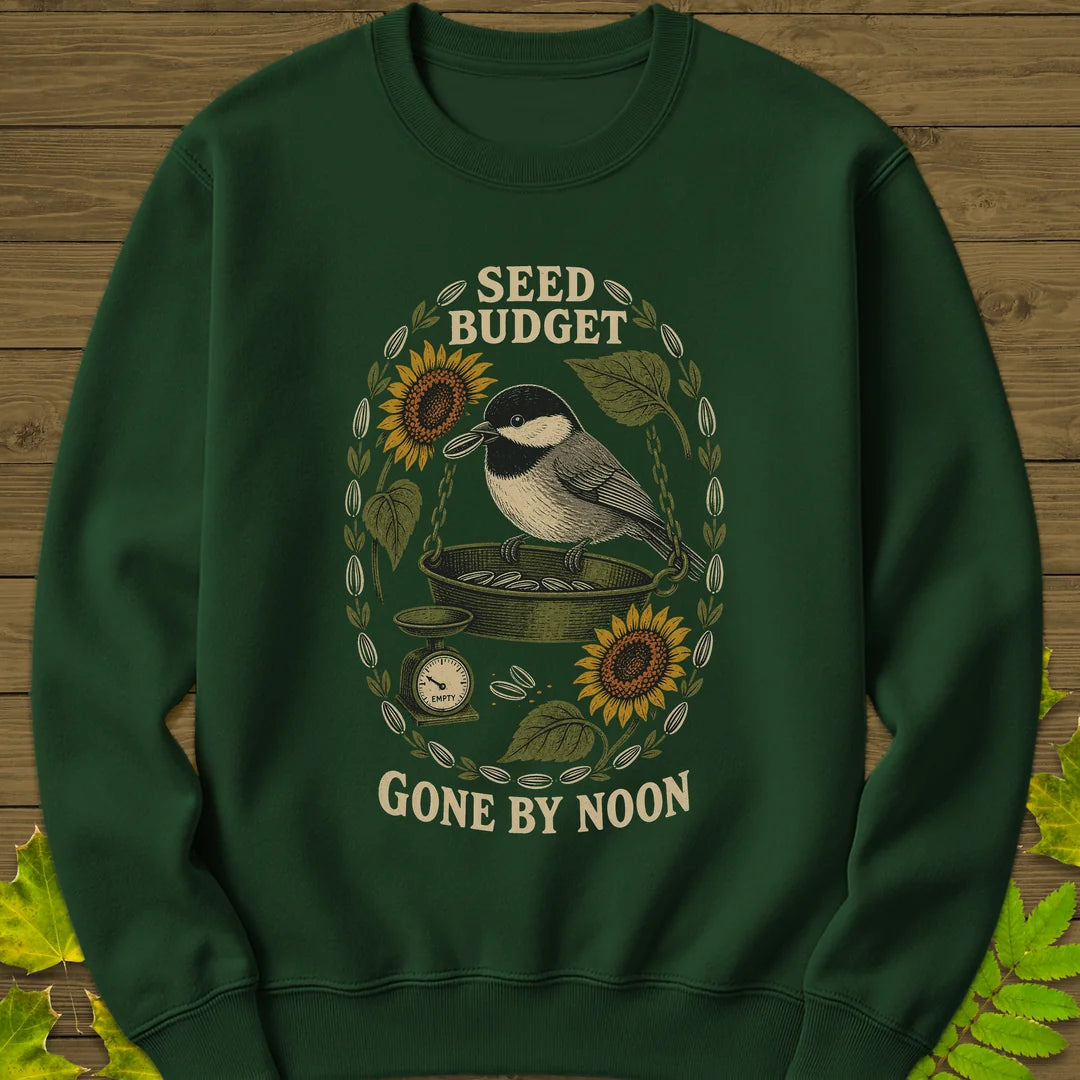Gone By Noon Sweatshirt in Forest Green