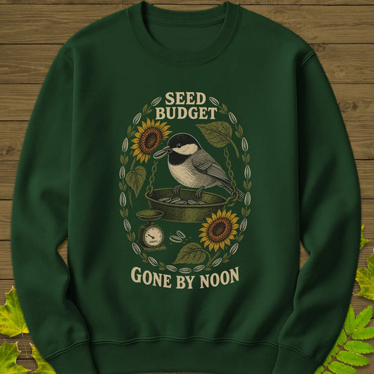 Gone By Noon Sweatshirt in Forest Green