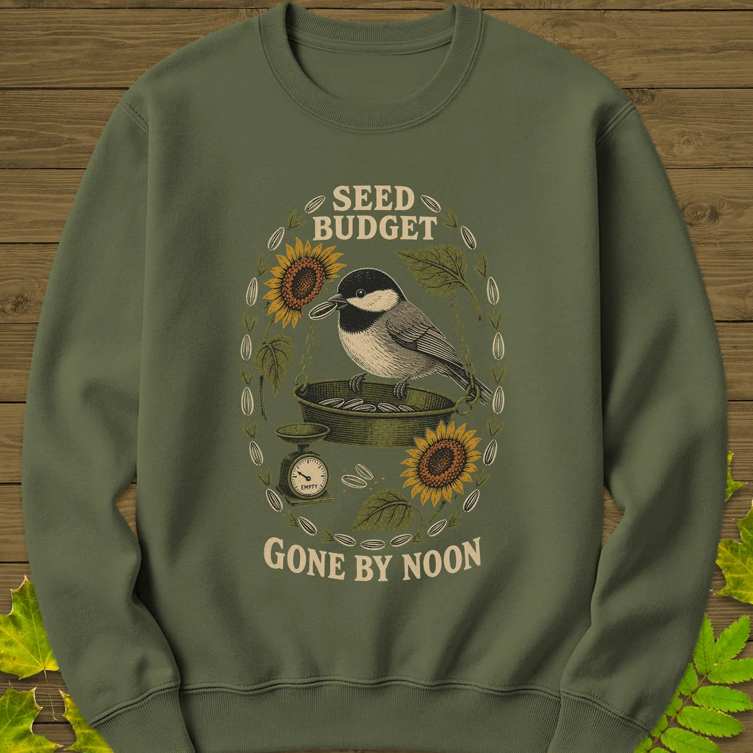 Gone By Noon Sweatshirt in Military Green