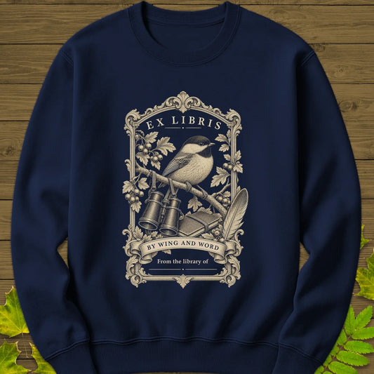 Wing And Word Sweatshirt in Navy