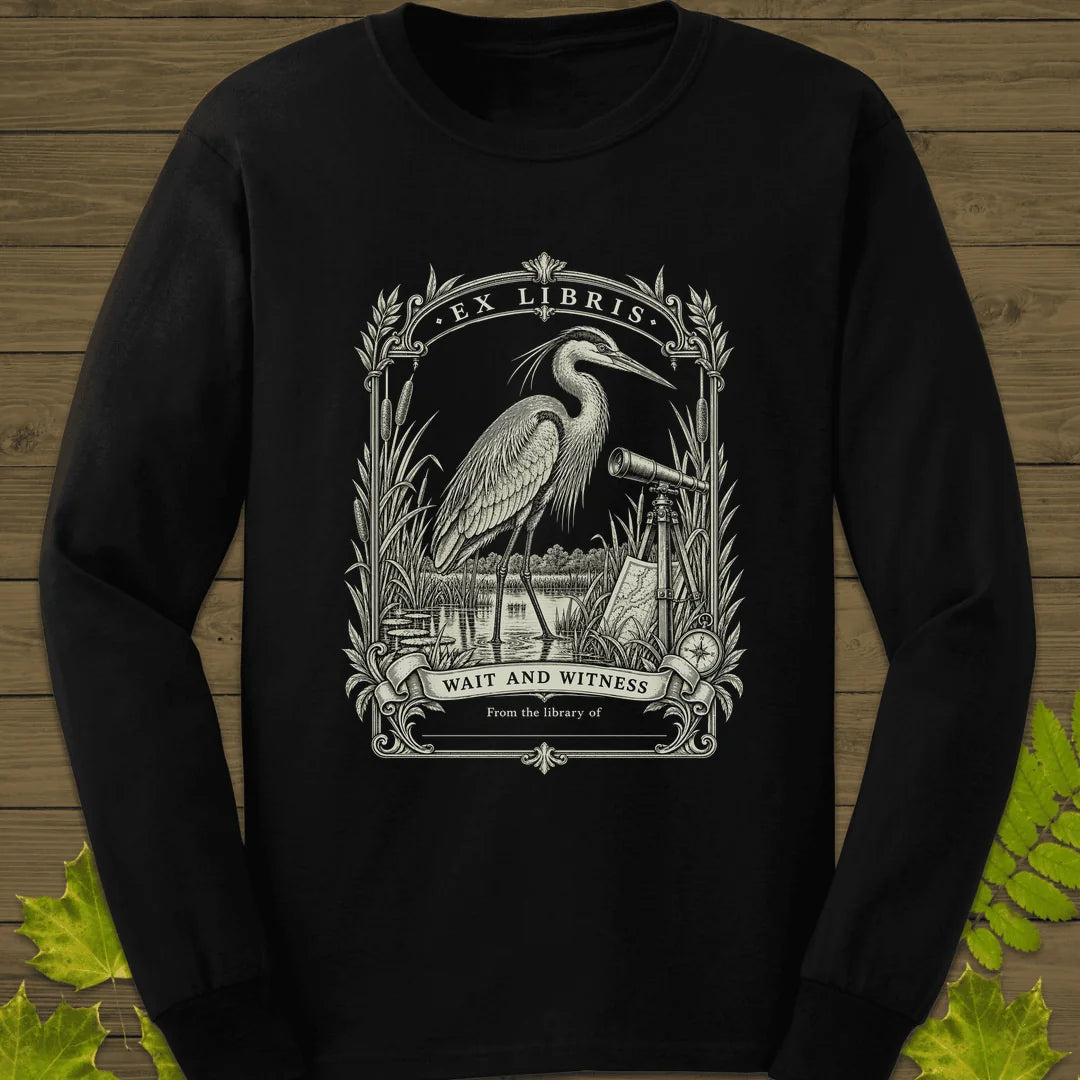 Wait And Witness Long Sleeve in Black