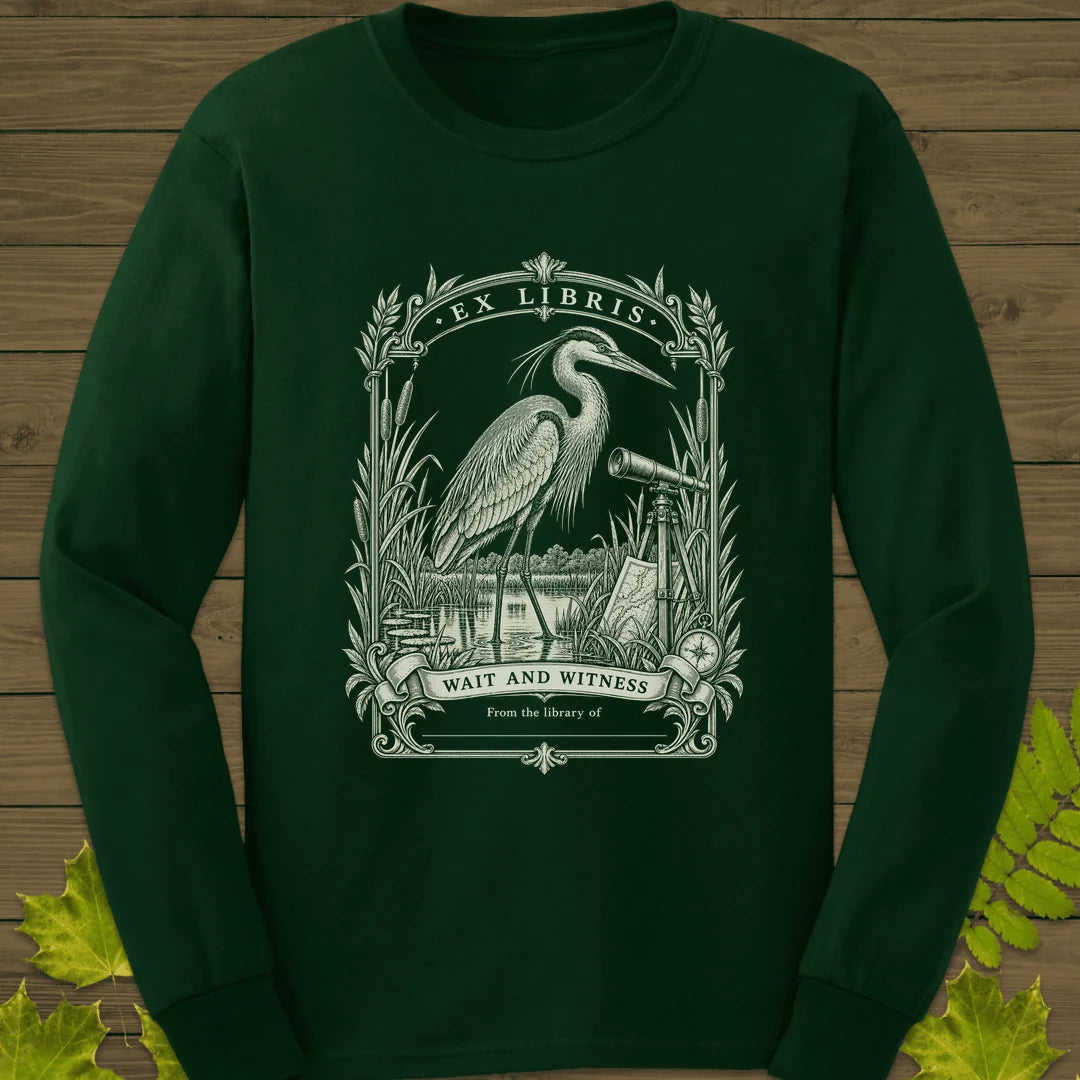 Wait And Witness Long Sleeve in Forest Green