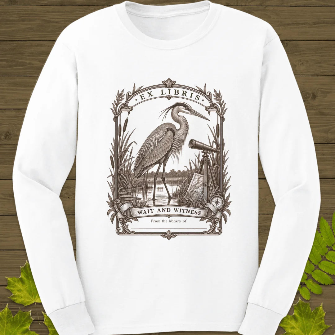 Wait And Witness Long Sleeve in White