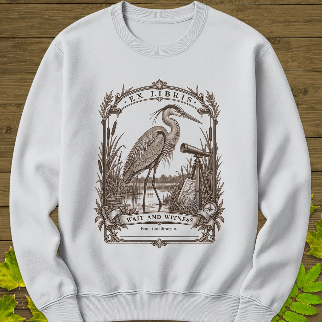 Wait And Witness Sweatshirt in White