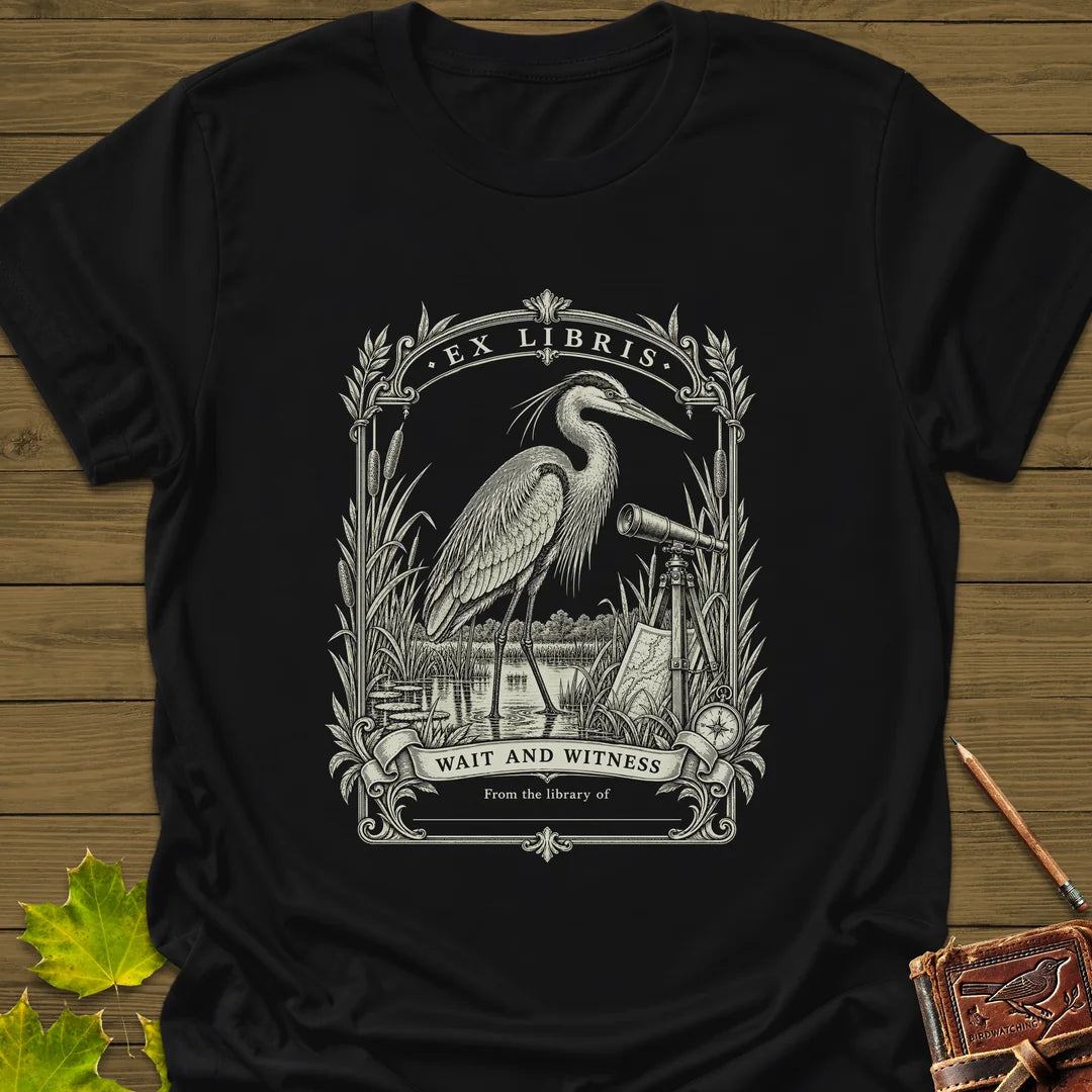 Wait And Witness T-Shirt in Black