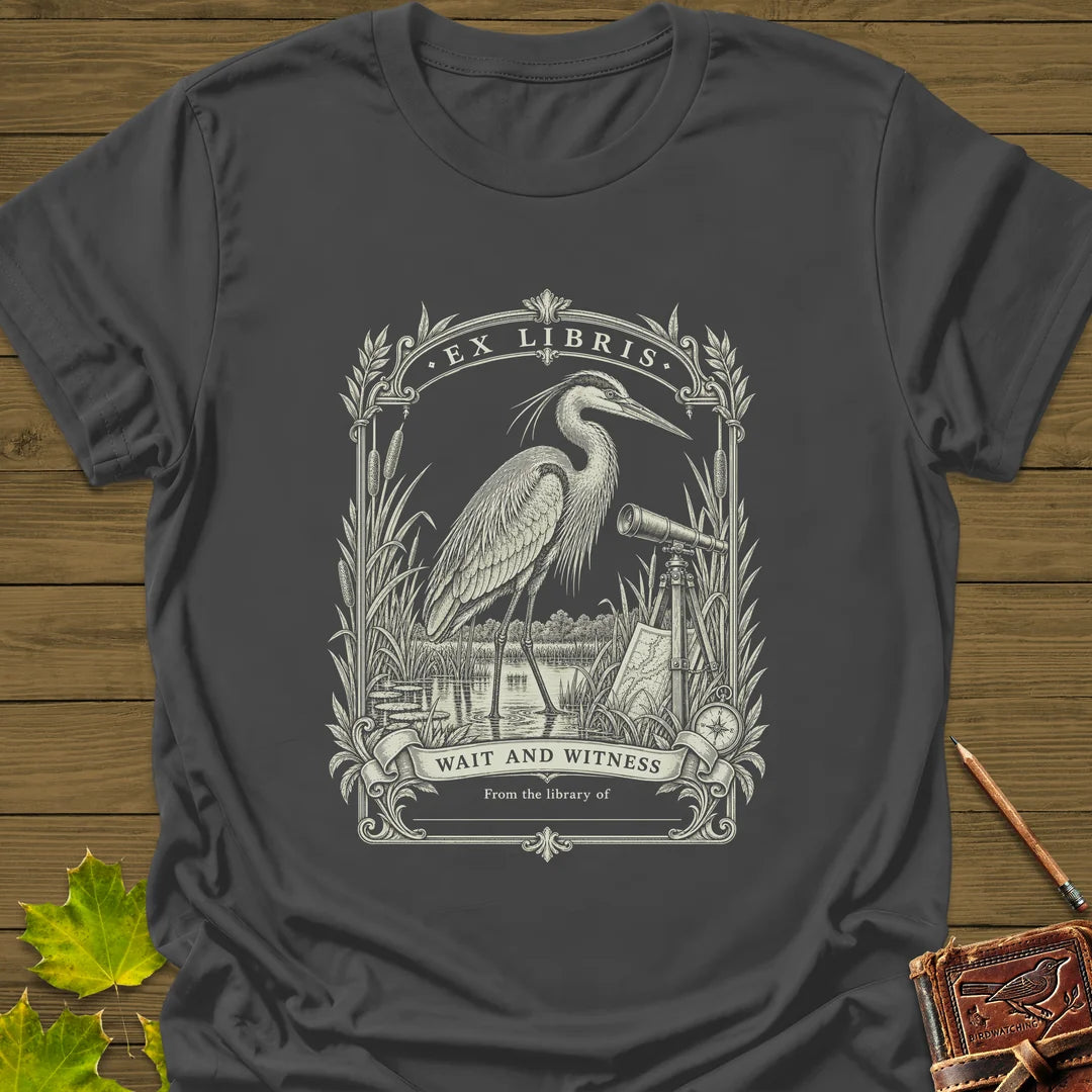 Wait And Witness T-Shirt in Charcoal