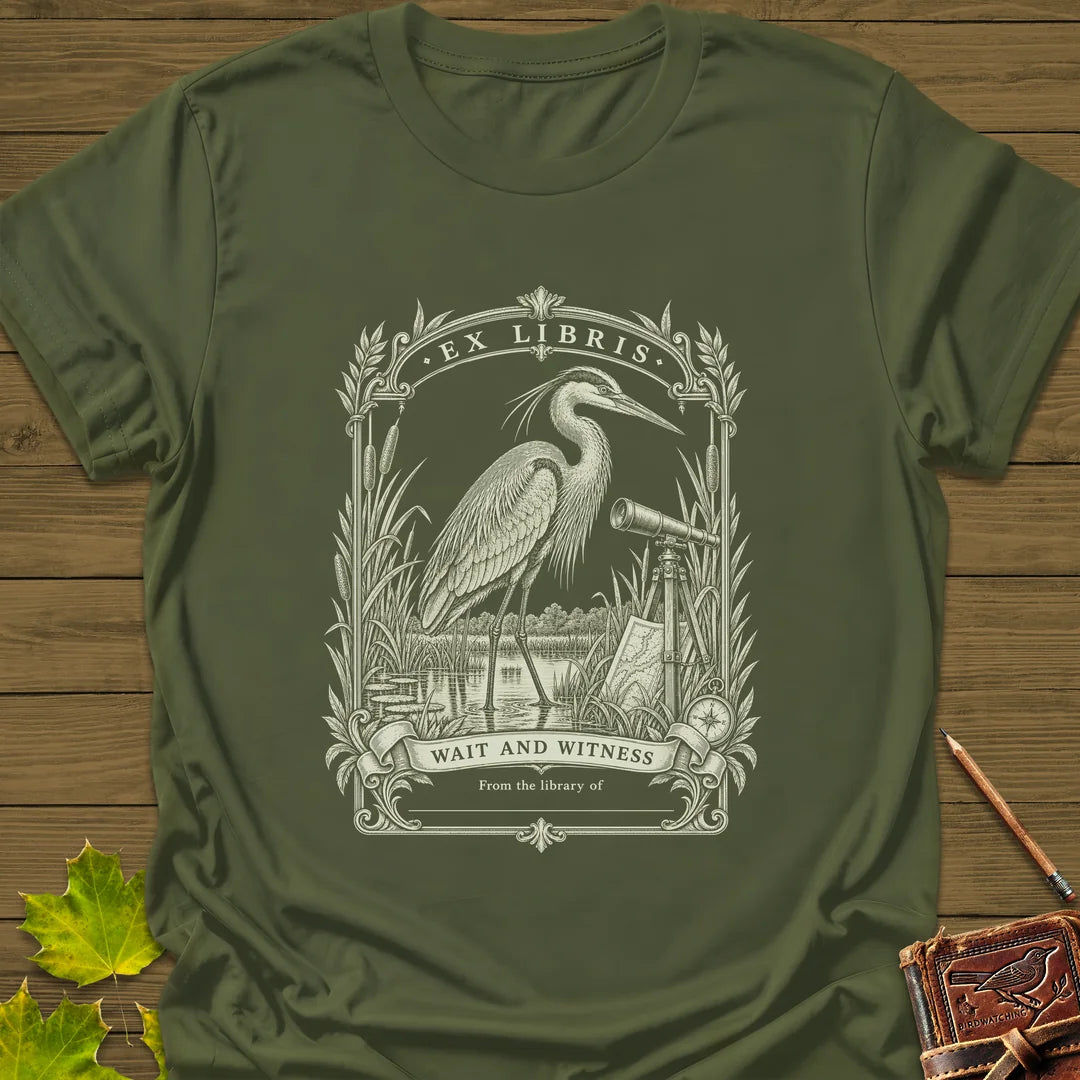 Wait And Witness T-Shirt in Military Green