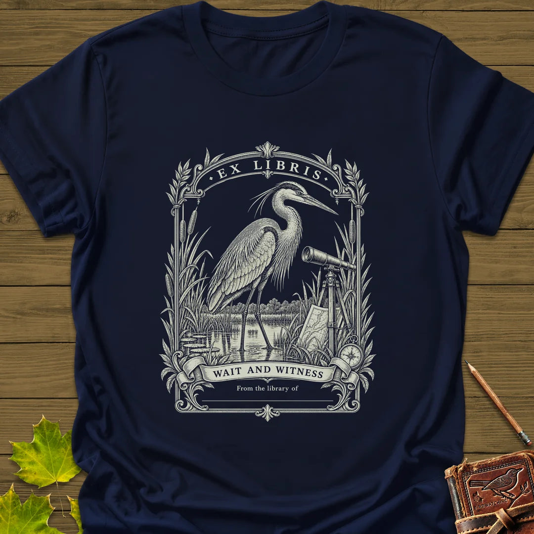 Wait And Witness T-Shirt in Navy