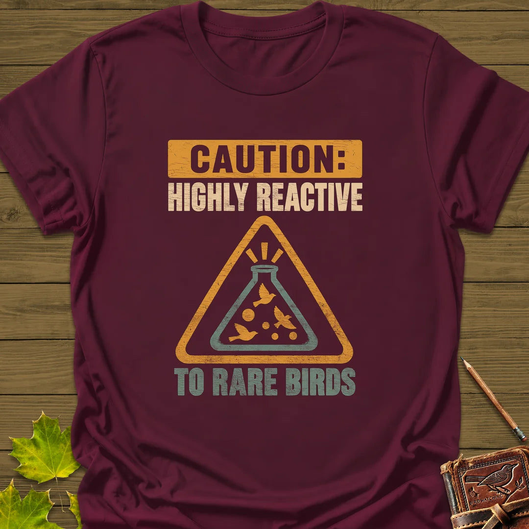 Highly Reactive T-Shirt in Maroon