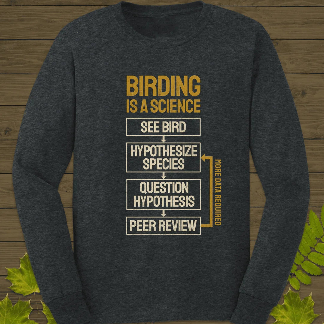 Birding Method Long Sleeve in Dark Heather