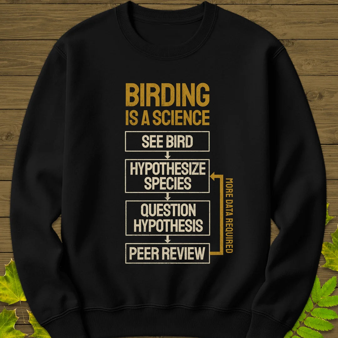 Birding Method Sweatshirt in Black