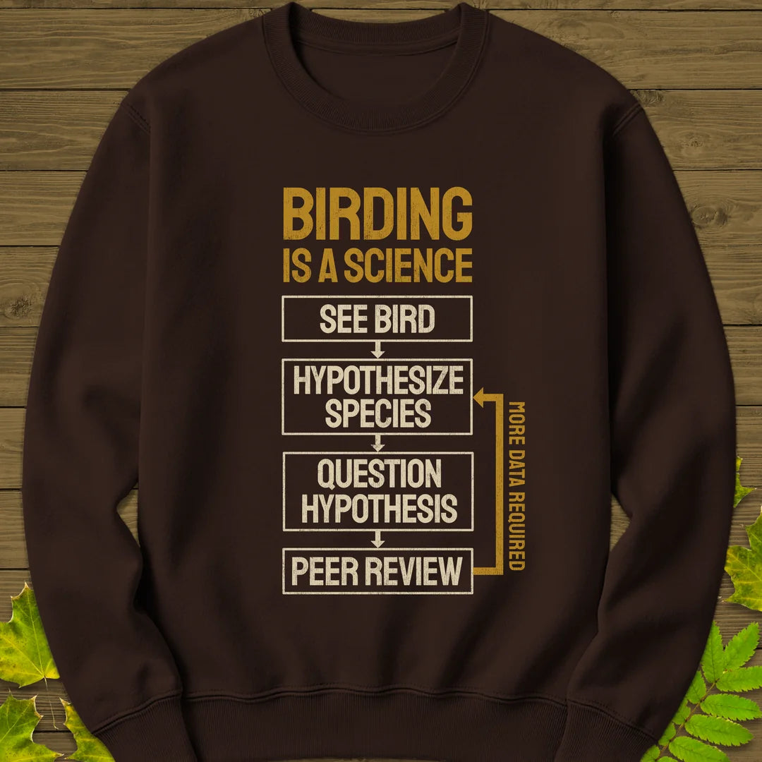 Birding Method Sweatshirt in Dark Chocolate