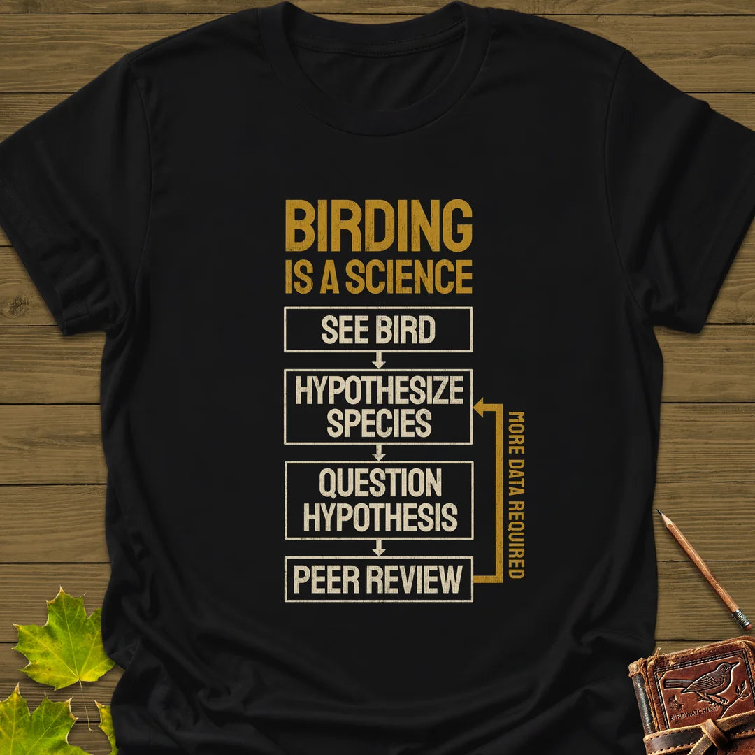Birding Method T-Shirt in Black