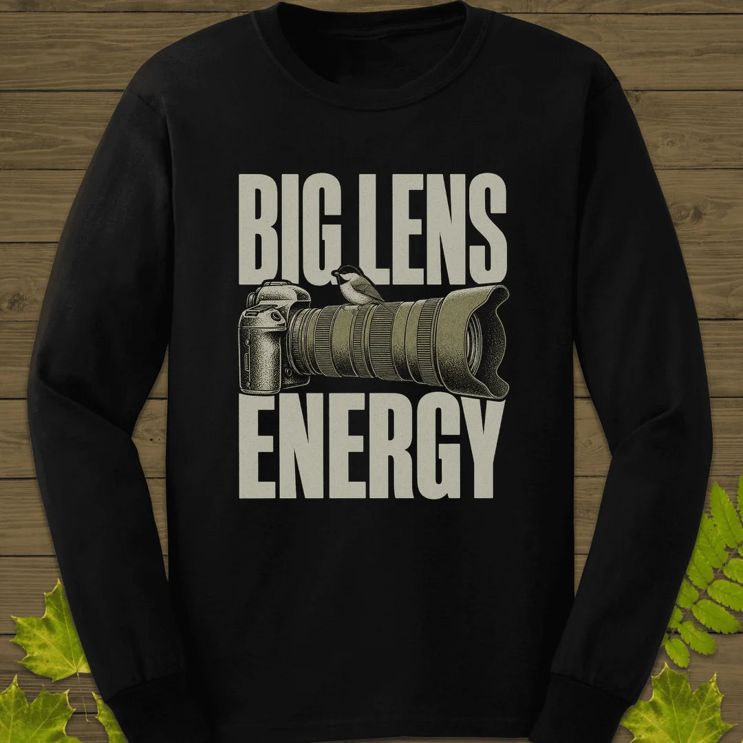 Big Lens Energy Long Sleeve in Black