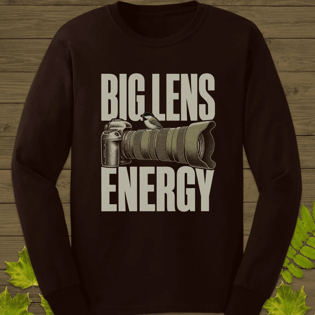 Big Lens Energy Long Sleeve in Dark Chocolate
