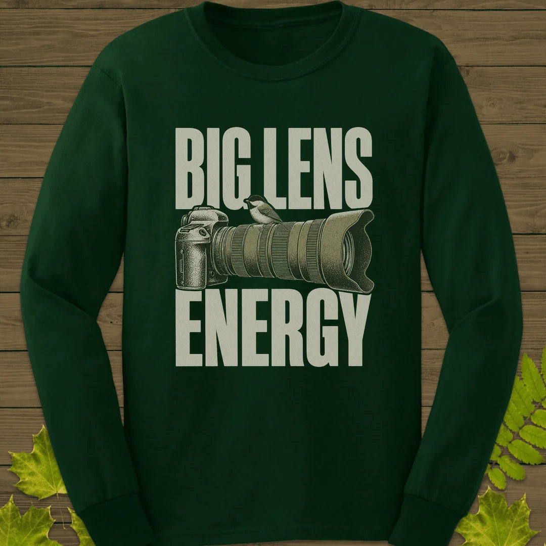 Big Lens Energy Long Sleeve in Forest Green