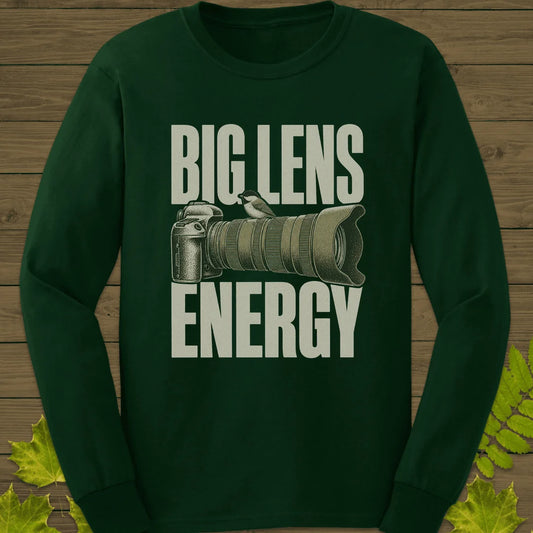 Big Lens Energy Long Sleeve in Forest Green