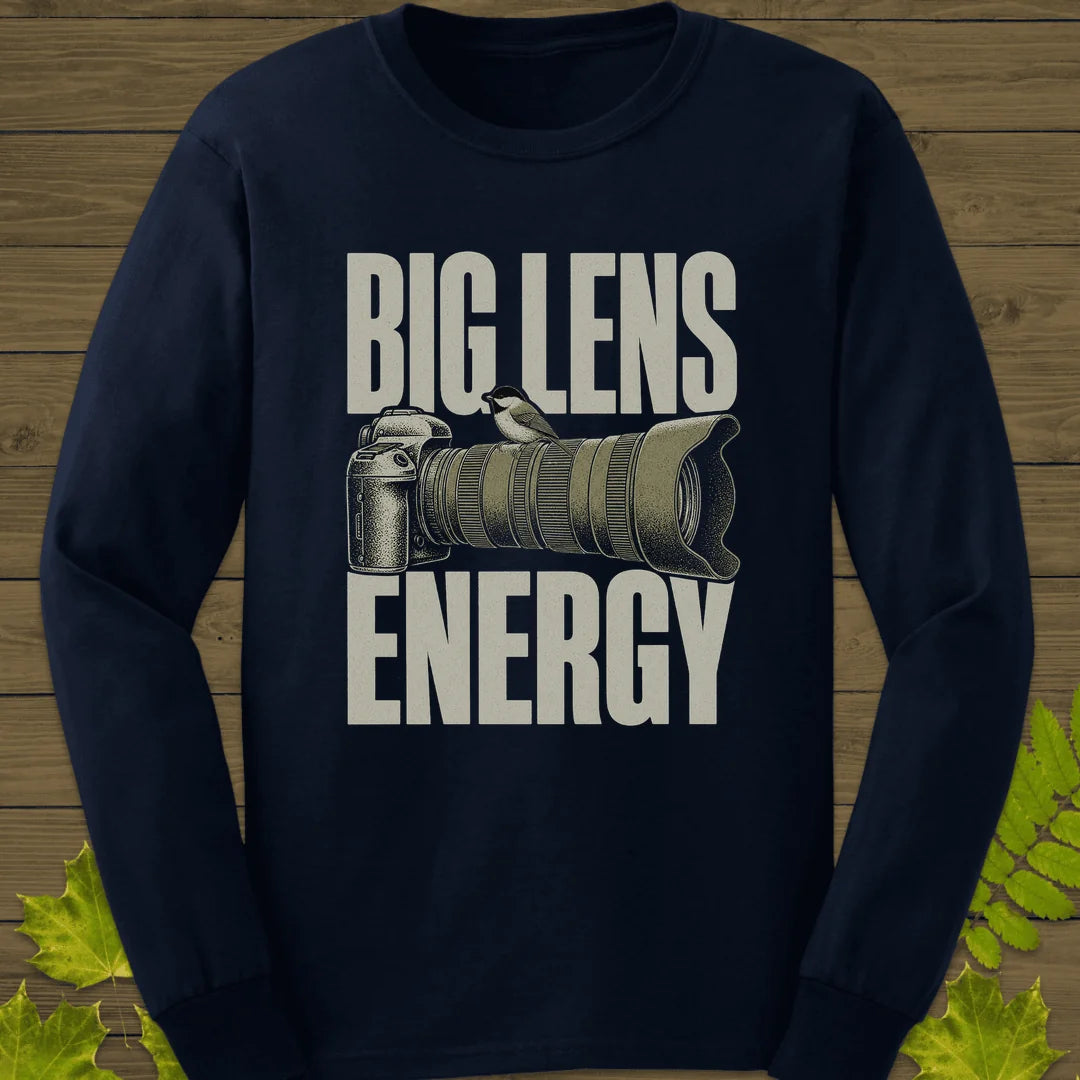 Big Lens Energy Long Sleeve in Navy