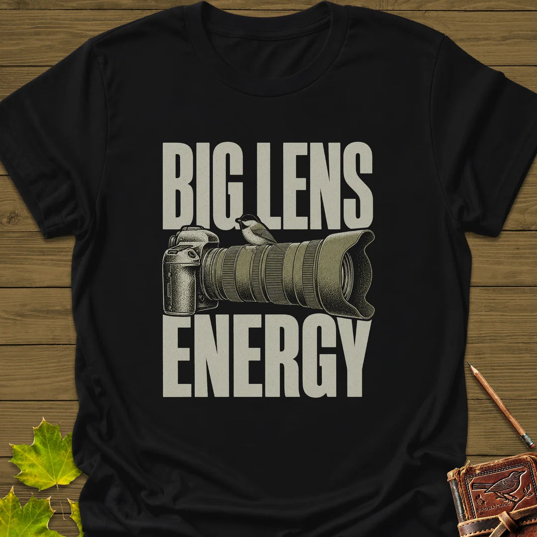 Big Lens Energy T-Shirt in Black