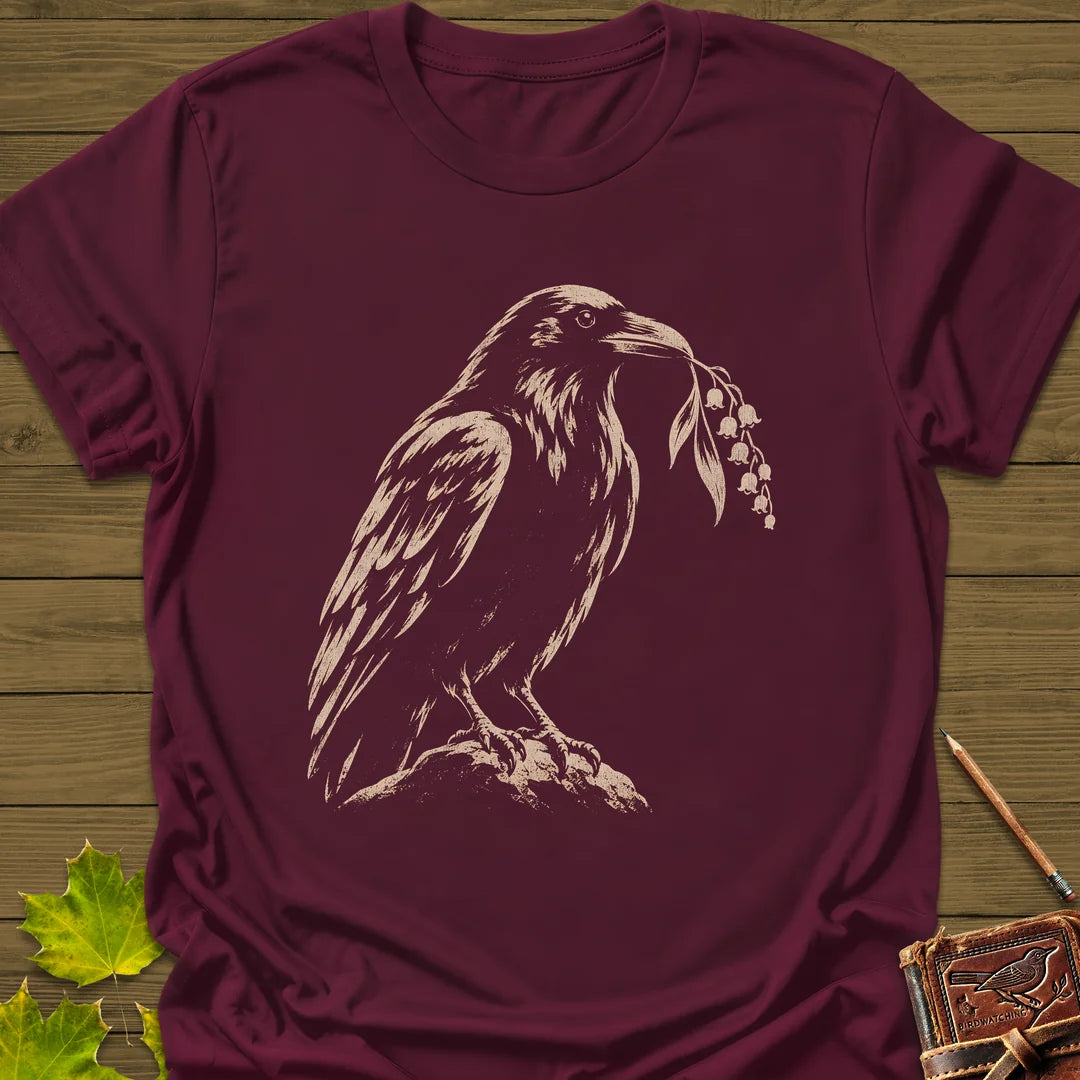 Lily Raven T-Shirt in Maroon