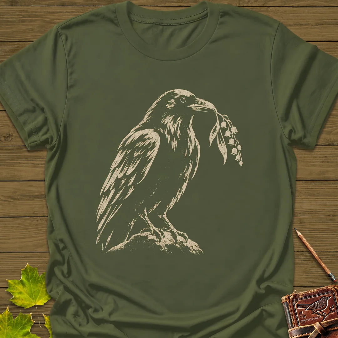 Lily Raven T-Shirt in Military Green