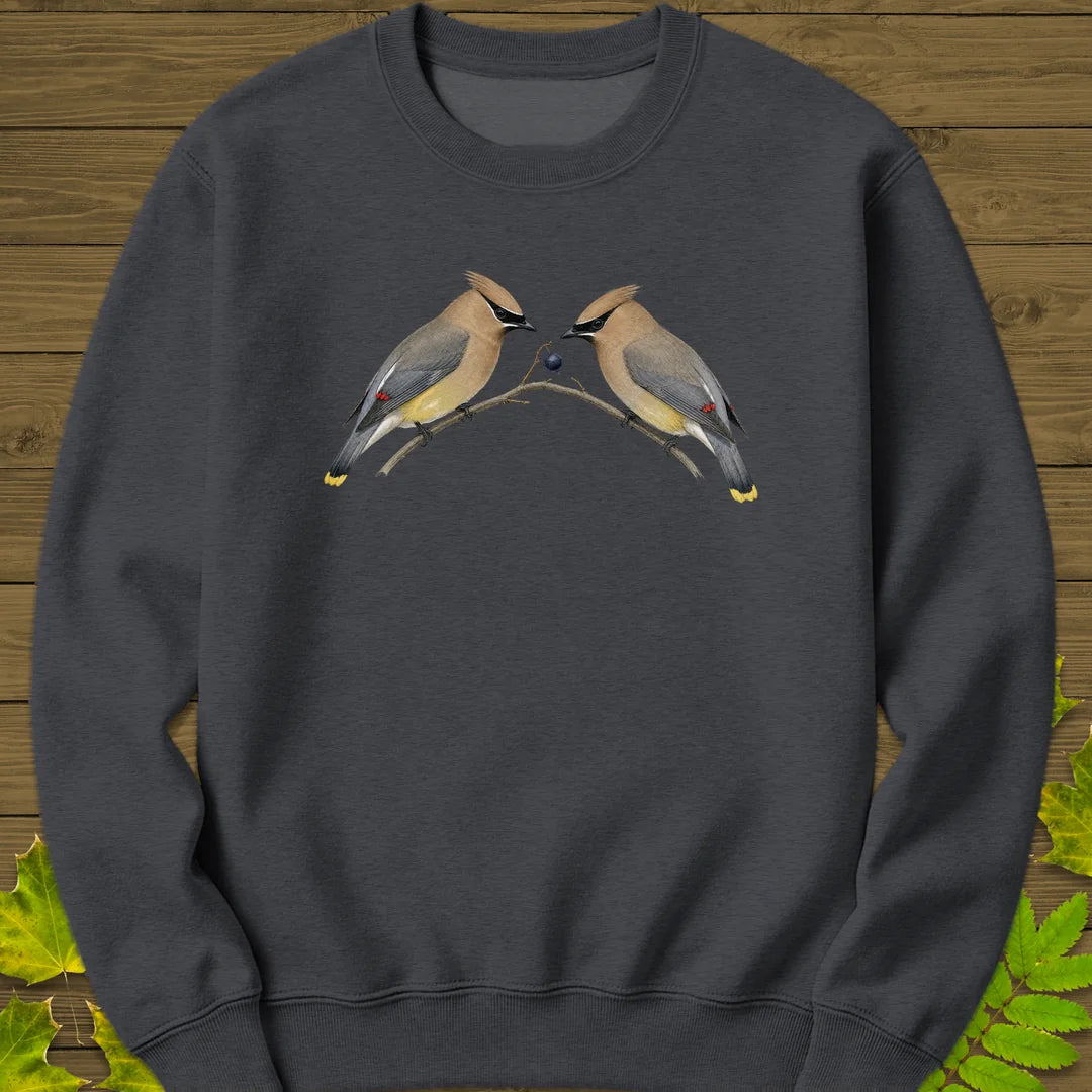 Berry Handoff Sweatshirt in Dark Heather
