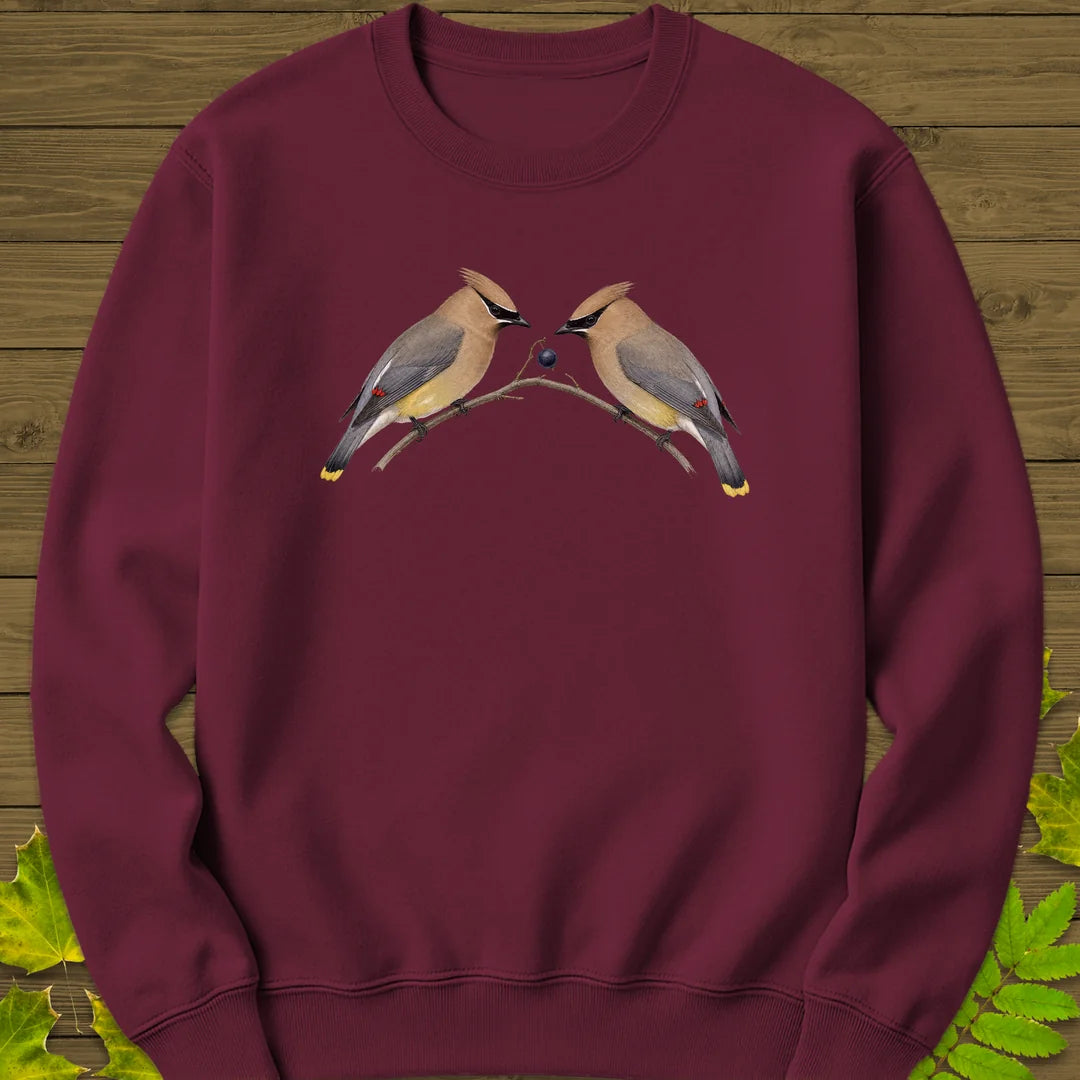 Berry Handoff Sweatshirt in Maroon