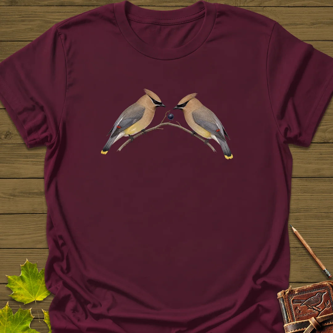 Berry Handoff T-Shirt in Maroon