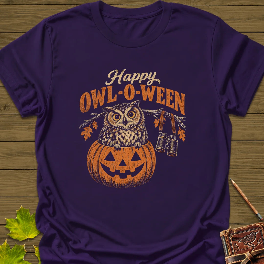 Owl-O-Ween T-Shirt in Purple