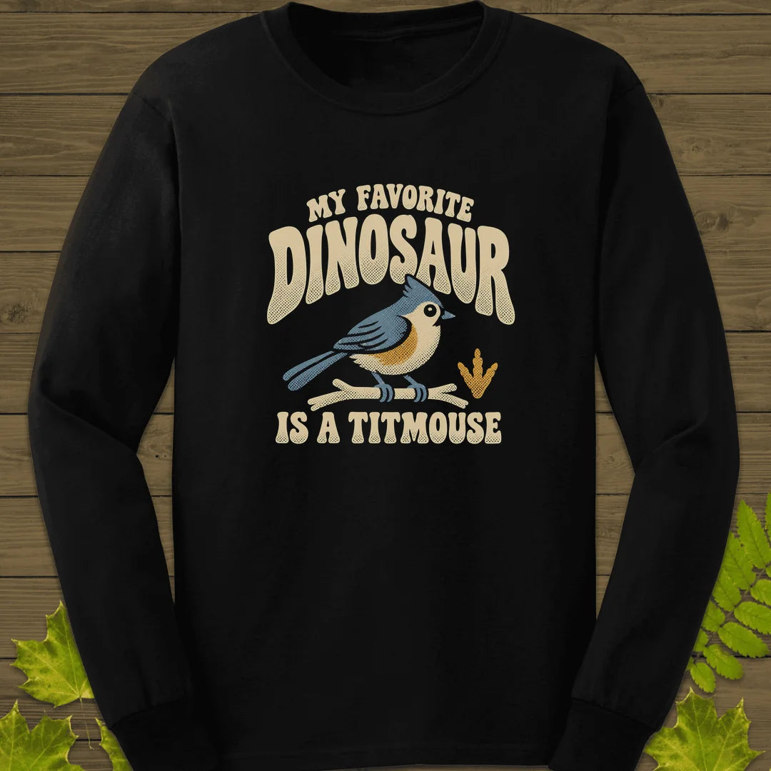 Favorite Dinosaur Long Sleeve in Black