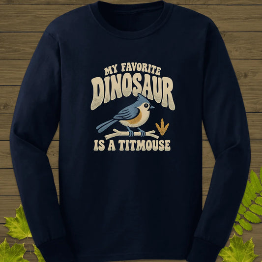Favorite Dinosaur Long Sleeve in Navy