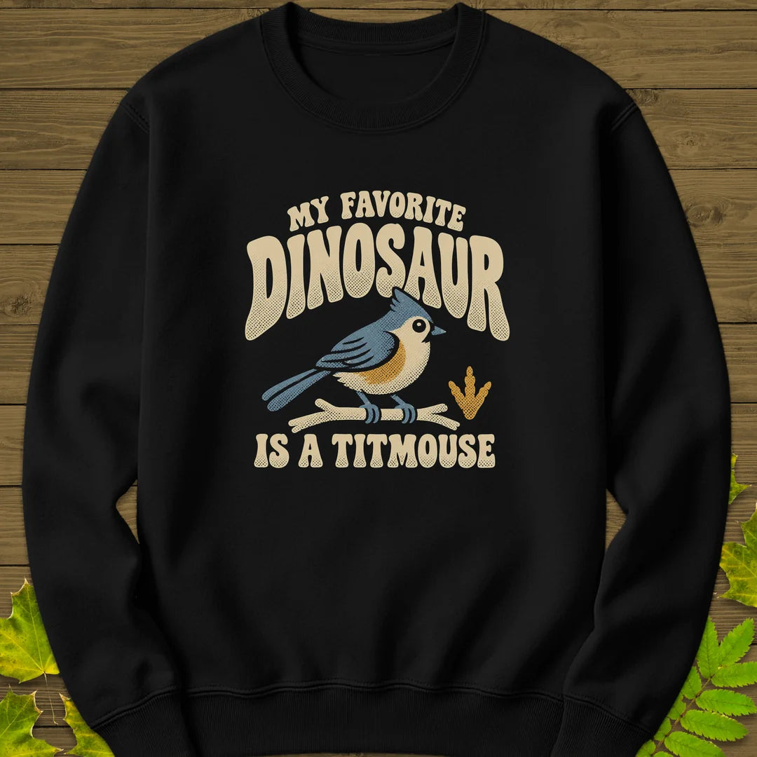Favorite Dinosaur Sweatshirt in Black