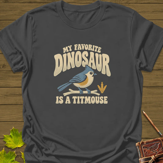 Favorite Dinosaur T-Shirt in Charcoal