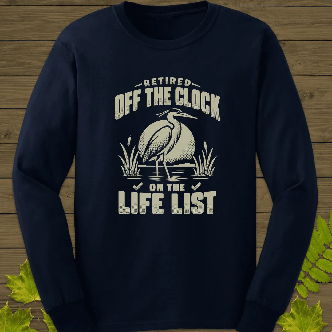 Off The Clock Long Sleeve in Navy