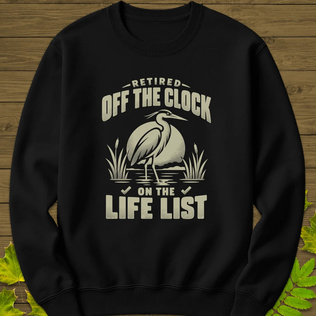 Off The Clock Sweatshirt in Black