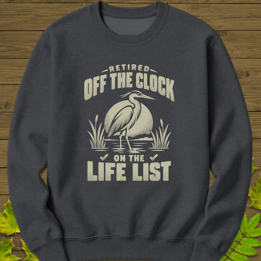 Off The Clock Sweatshirt in Dark Heather