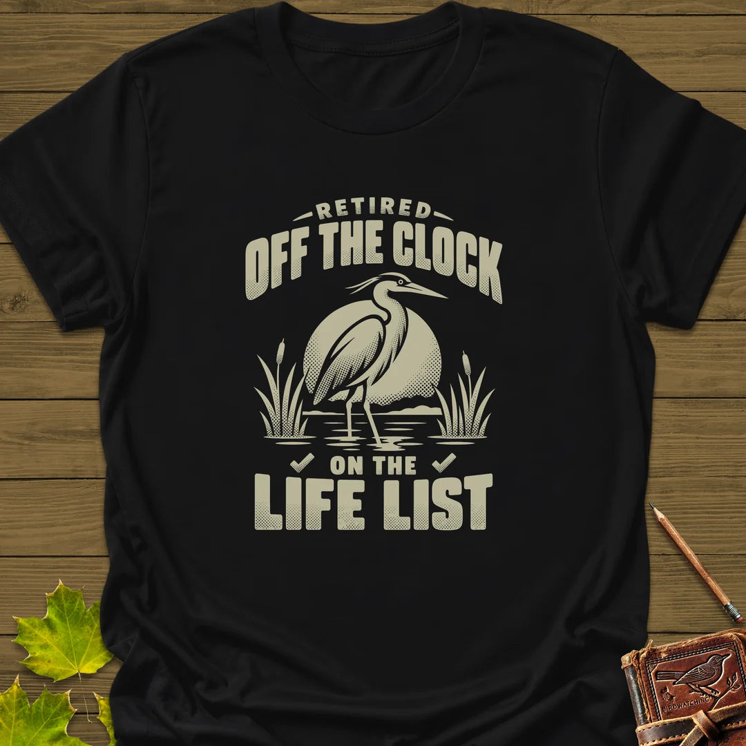 Off The Clock T-Shirt in Black