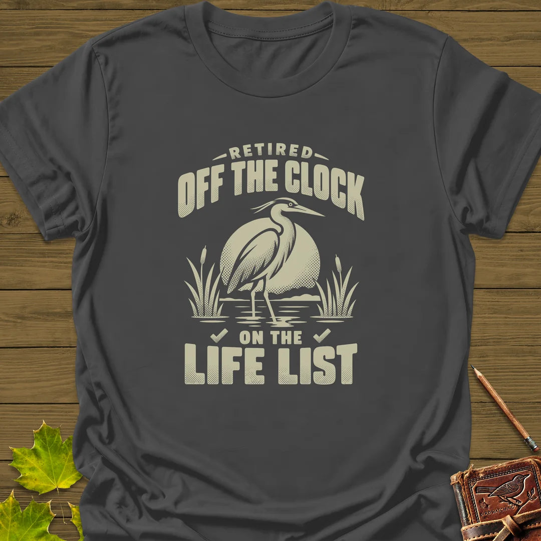 Off The Clock T-Shirt in Charcoal