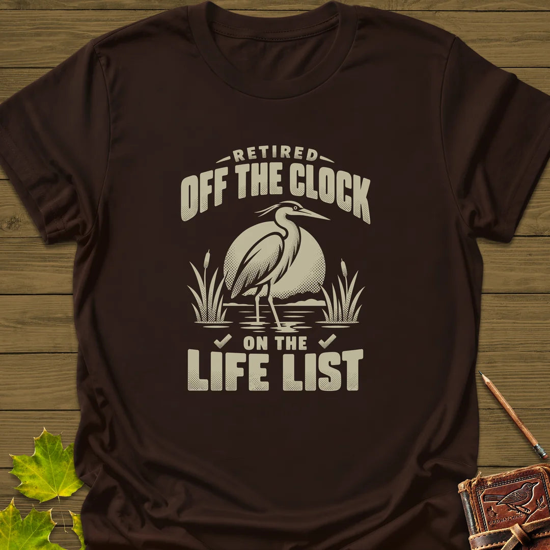 Off The Clock T-Shirt in Dark Chocolate
