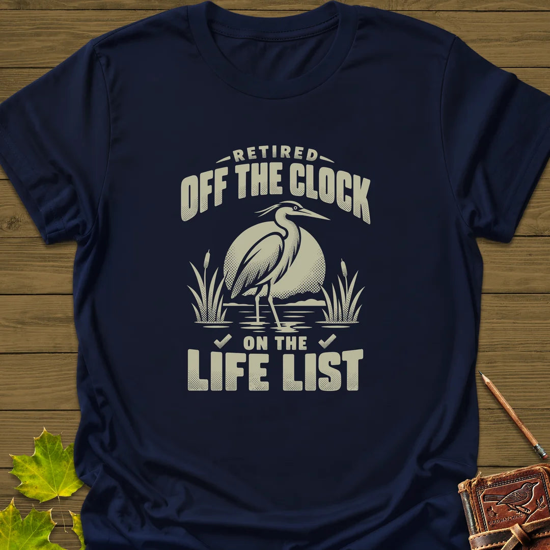 Off The Clock T-Shirt in Navy