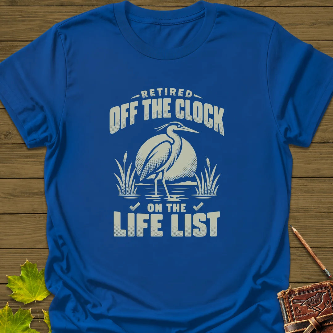 Off The Clock T-Shirt in Royal