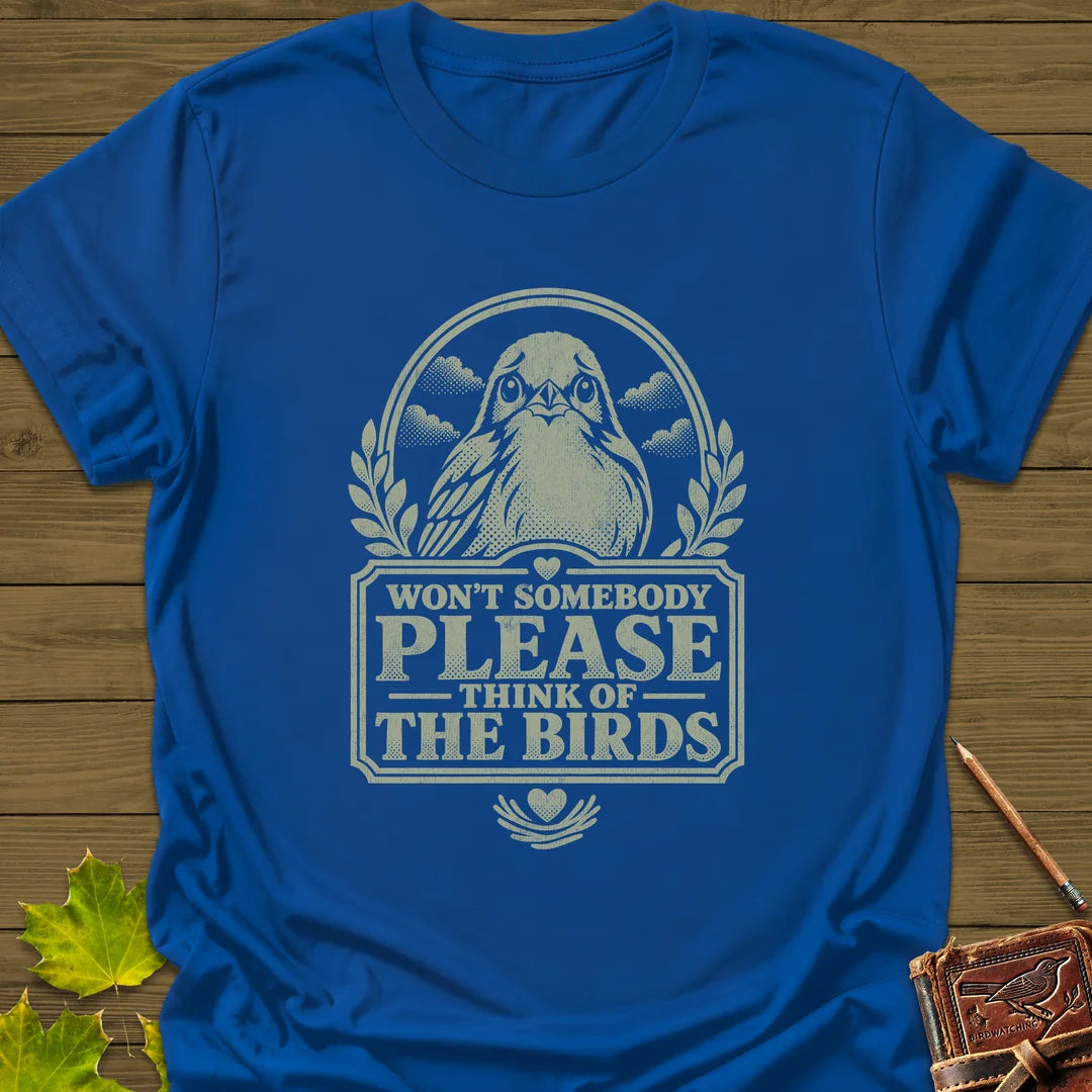 Think Of Birds T-Shirt in Royal